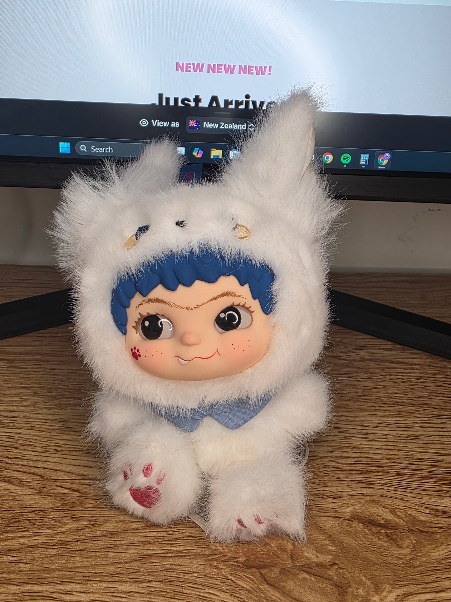 Confirmed Wakuku Fox & Bunny Trick Or Treat Series Cool Fox Plush (Open)