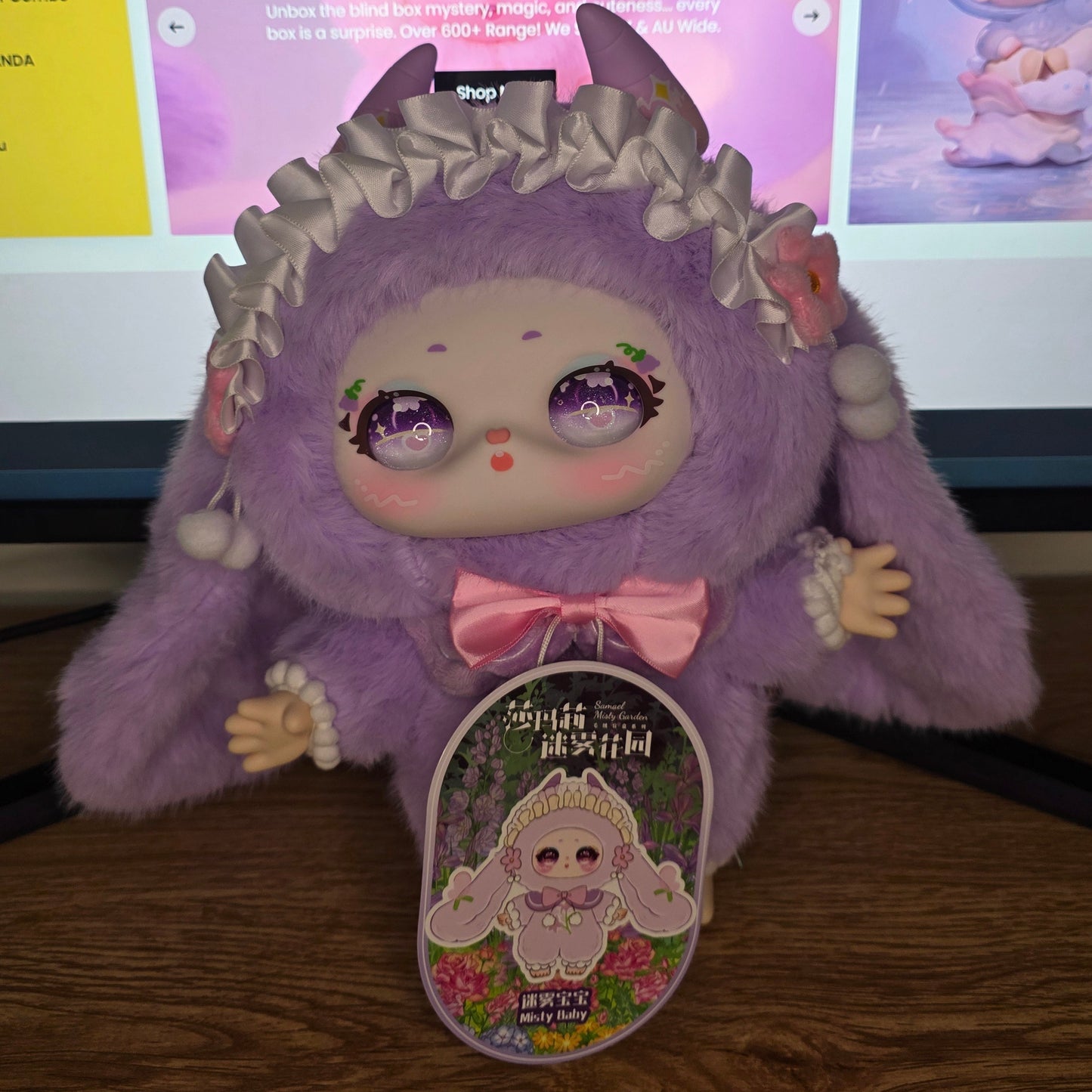 Confirmed Samael Misty Garden 400% Misty Baby Plush Figure (Open)