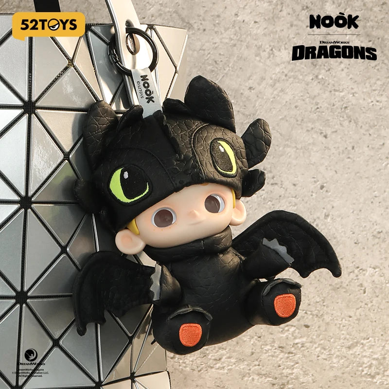 52TOYS NOOK × Toothless Limited Edition figure close-up sitting on floor