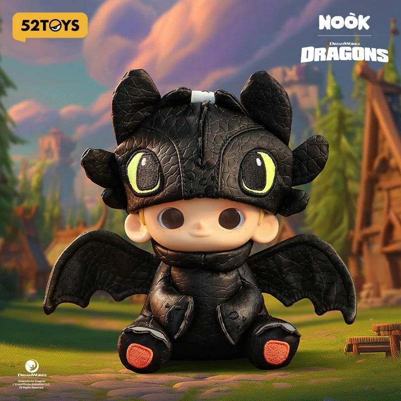 52TOYS NOOK × Toothless Limited Edition collectible figure 17cm with forest background