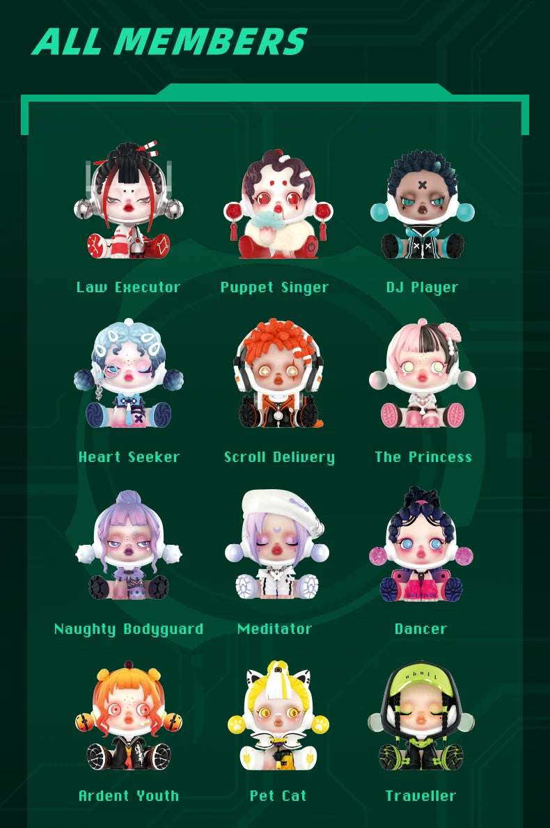 POP MART SKULLPANDA City of Night Series Blind Box Figures (Pre-Order)