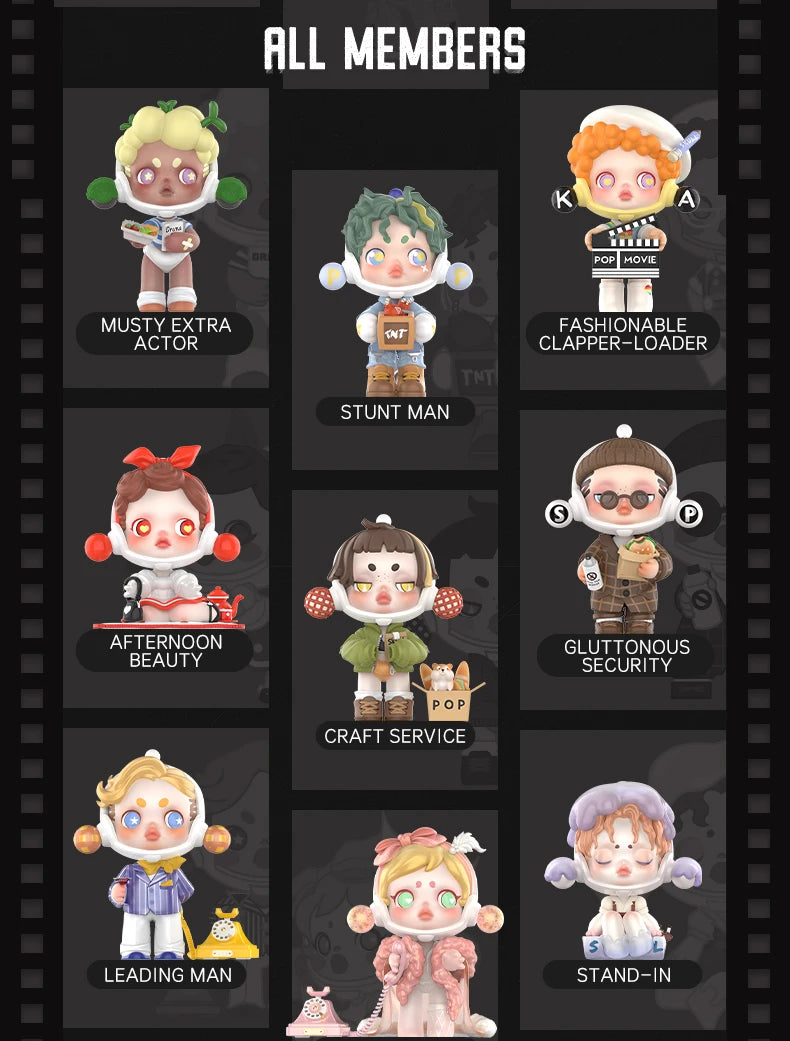 POP MART SKULLPANDA Action Cut! Series Blind Box Figures (Pre-Order)