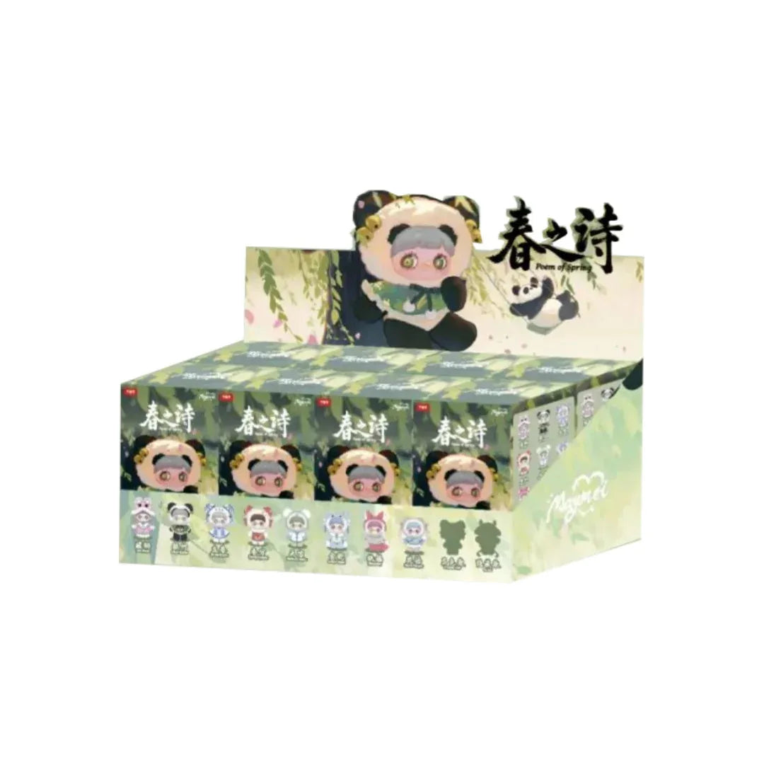 Full set of MayMei Poem of Spring Series V3 Blind Box Vinyl Figures in pastel floral designs