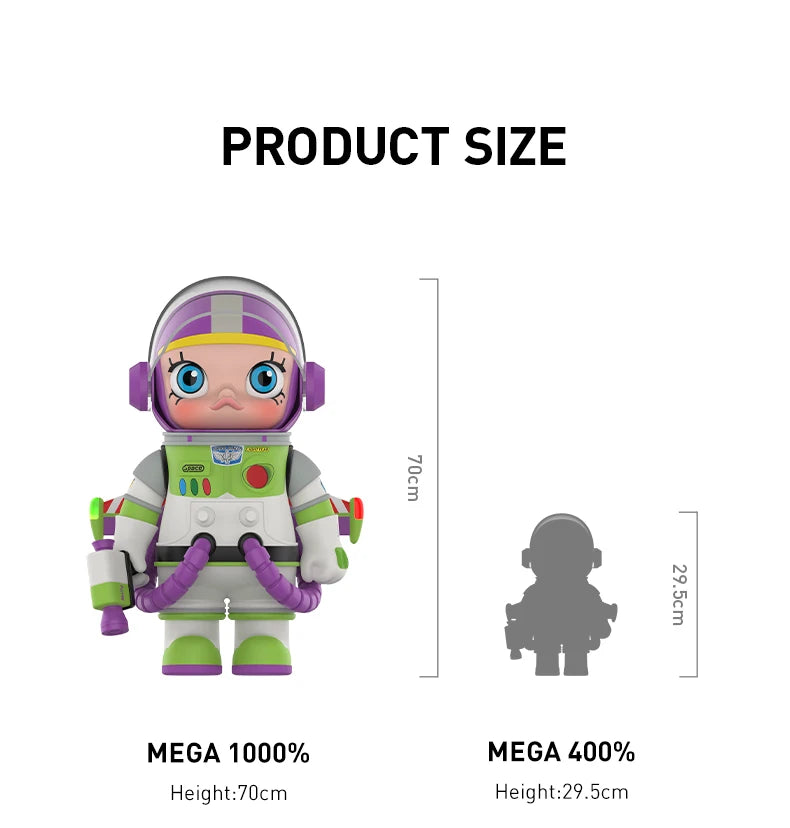 POP MART MEGA Space Molly 1000% Buzz Lightyear Limited Edition