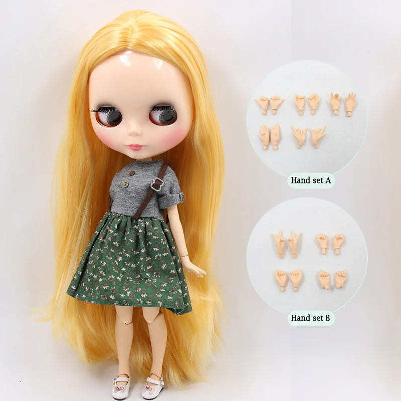 ICY DBS Blyth Doll Series No.BL0658 Blonde hair with Natural skin image 11