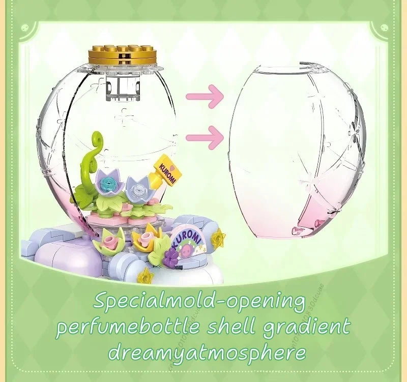 TOPTOY Sanrio Kuromi Whispering Wishes Micro Building Blocks