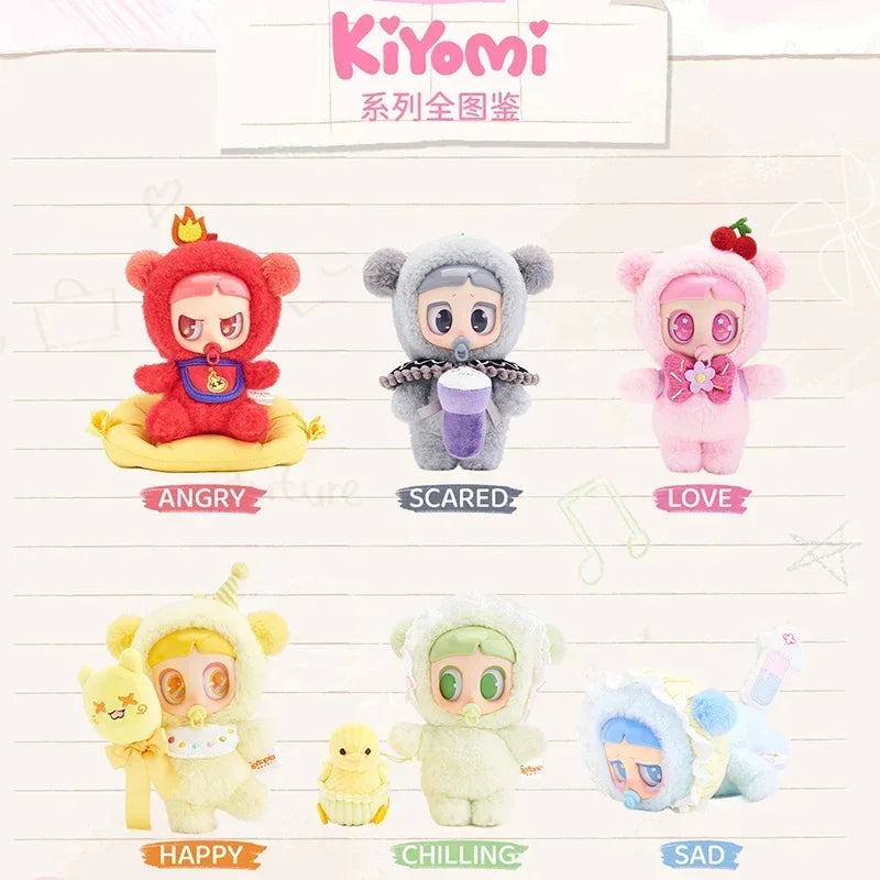 Kiyomi Mood Colour Series Blind Box Mystery Box Toys Cute Action Anime Figure Kawaii Model Gift