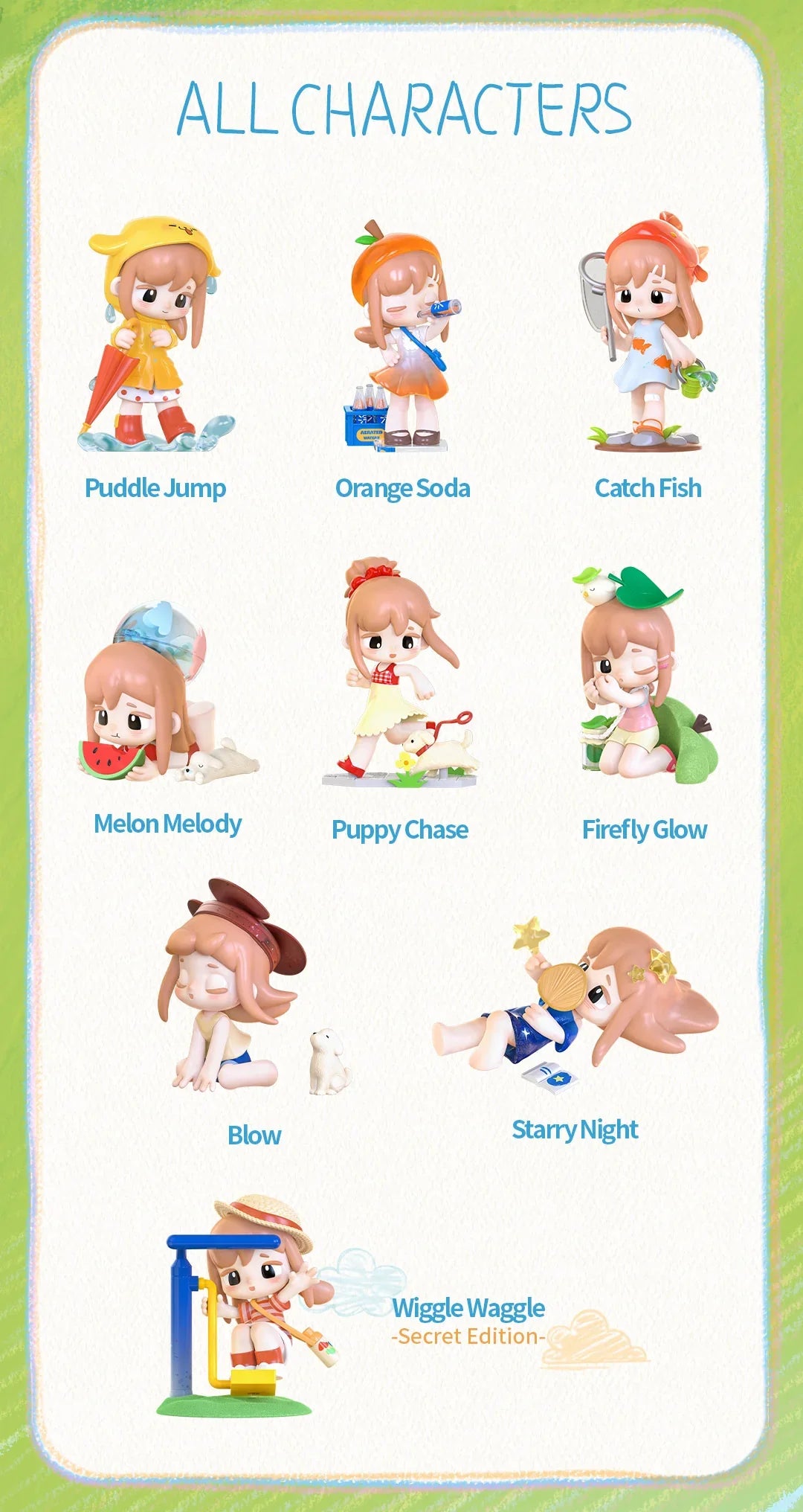 Rolife Yozco Mood Diary Series Blind Box Figures