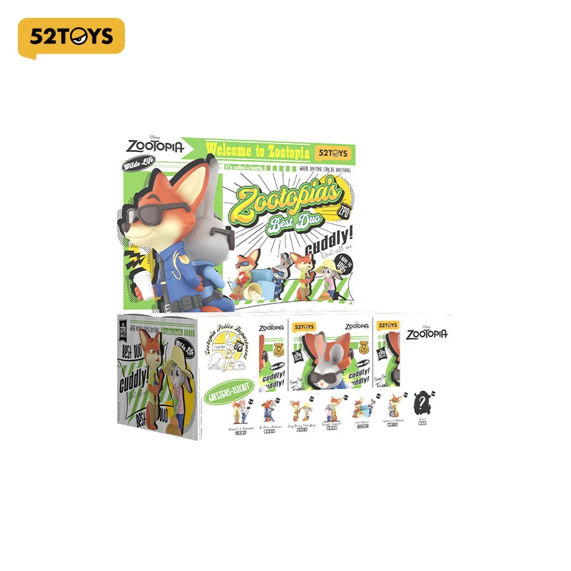 52TOYS Zootopia Best Duo Blind Box Collectible Figure