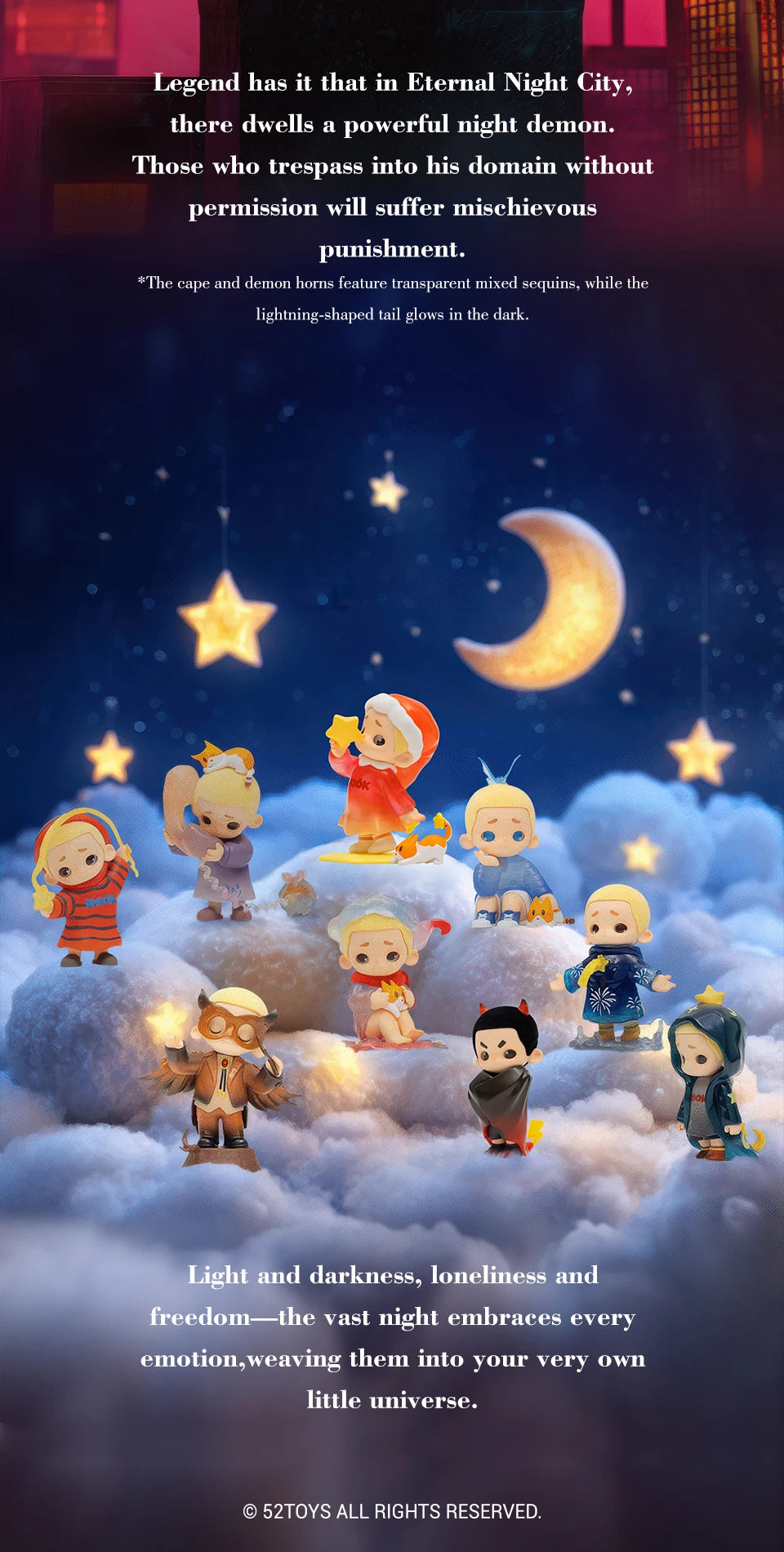 52TOYS NOOK My Little Universe at Night Series Blind Box Figures