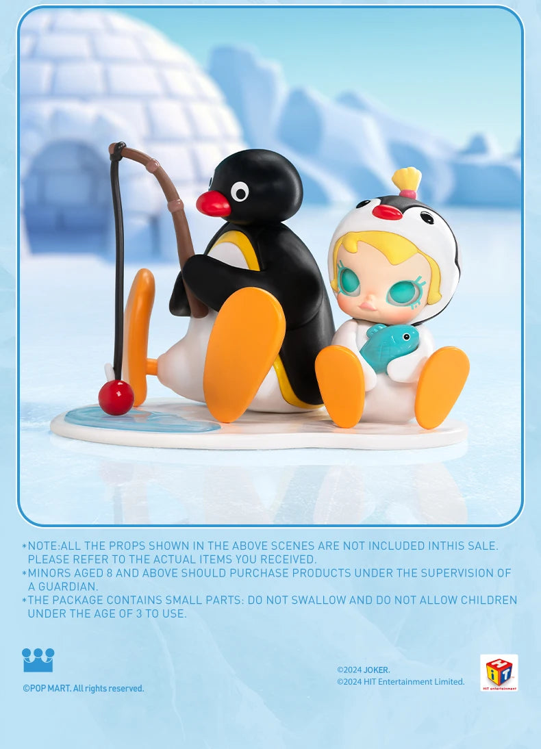 POP MART Baby Molly × PINGU Fishing Time Collectible Figure