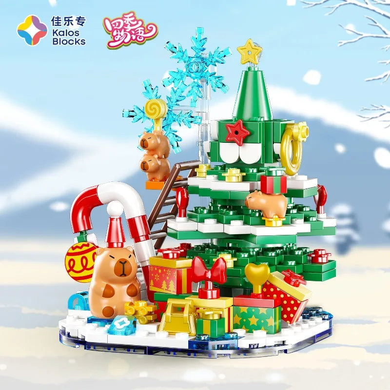 Cute Pet Paradise Four Seasons Story Series Building Blocks