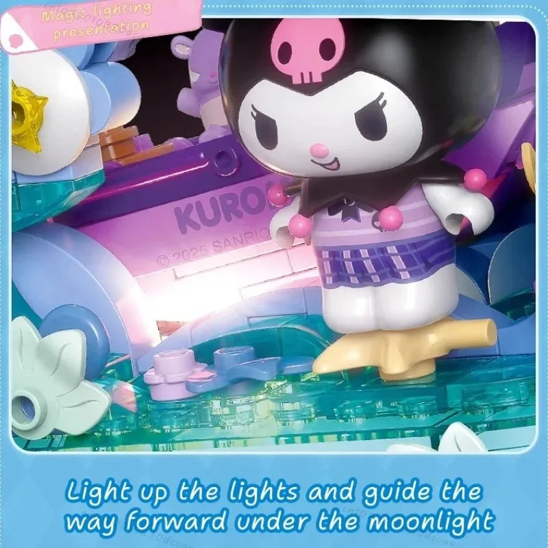 TOPTOY Sanrio Kuromi Whispering Wishes Micro Building Blocks