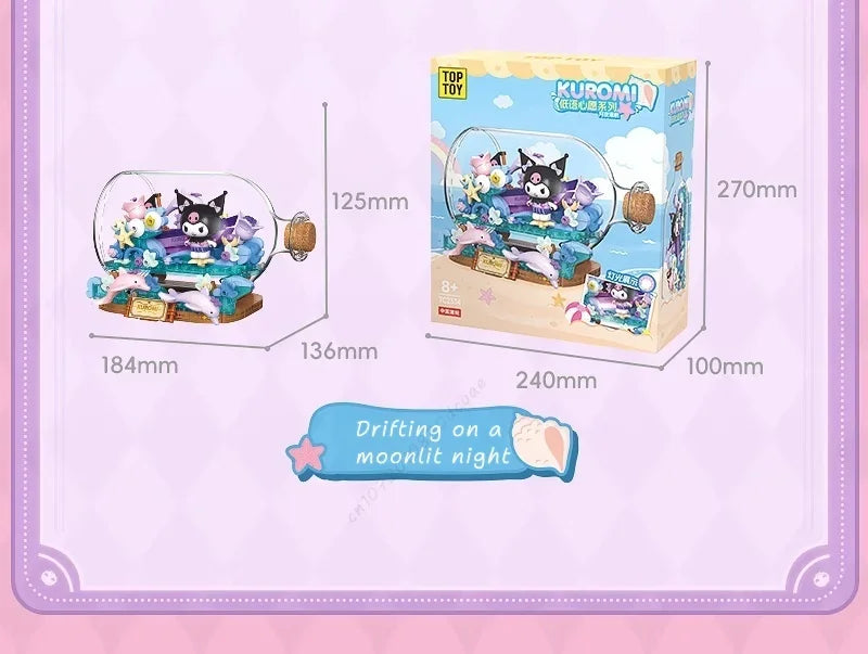 TOPTOY Sanrio Kuromi Whispering Wishes Micro Building Blocks
