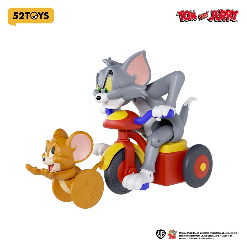 52TOYS Blind Box Tom and Jerry Poor Tom Series, cute Figures, Desktop Decoration, Collectible Toy, Anime Merch