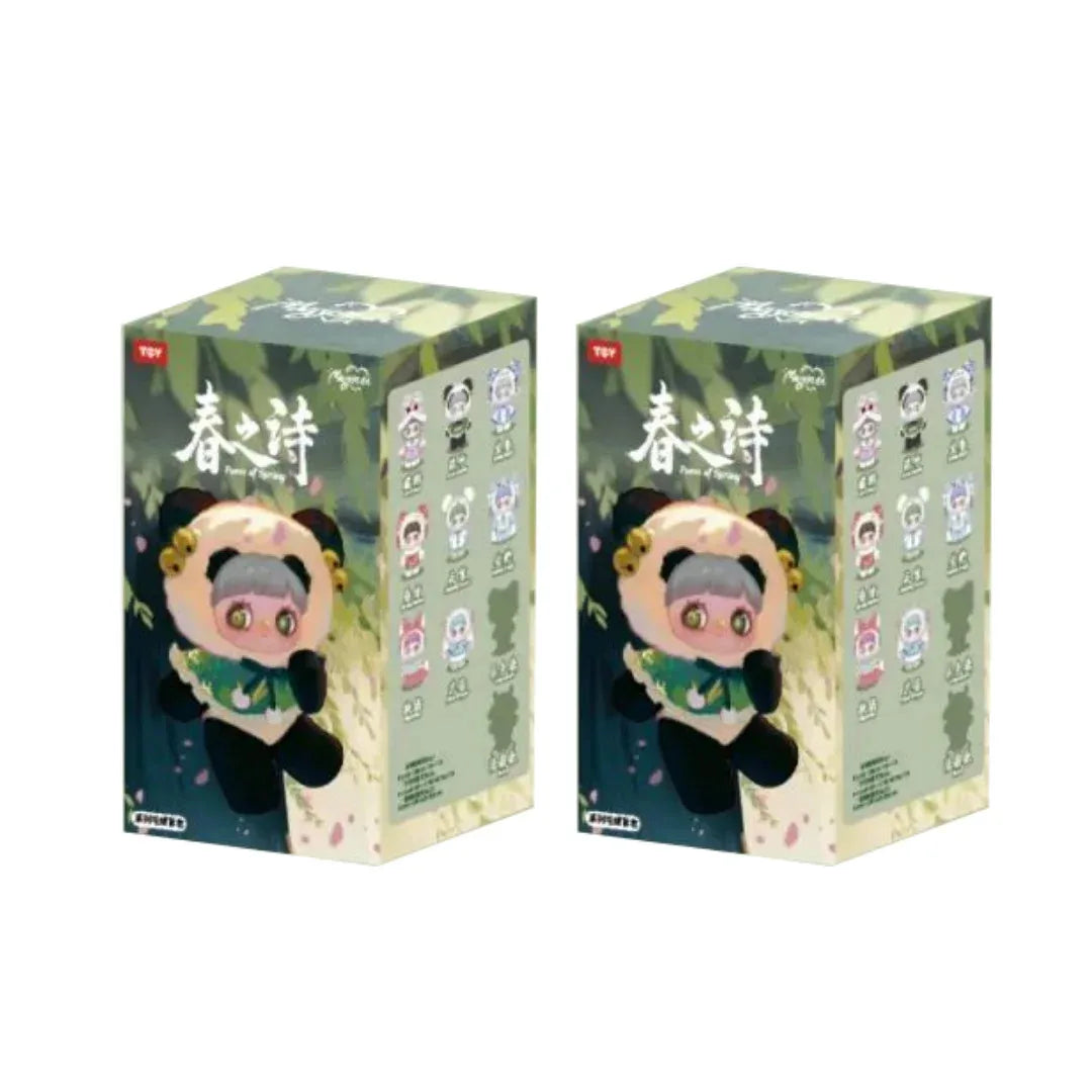 Two identical product boxes with a cartoon character on a white background