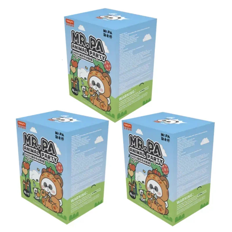 MR.PA Animal Party 400% Series Blind Box Vinyl Anime Figure Collectible