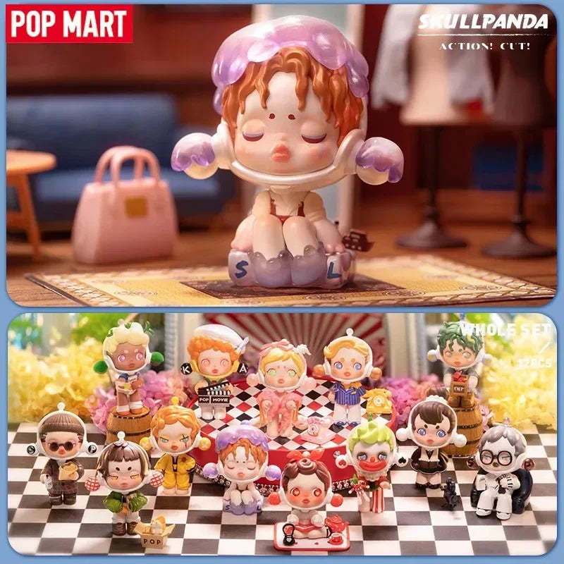 POP MART SKULLPANDA Action Cut! Series Blind Box Figures (Pre-Order)