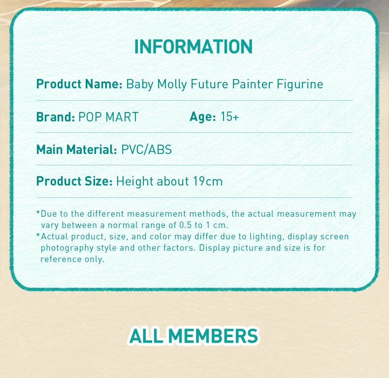 POP MART Baby Molly Future Painter Collectible Figure