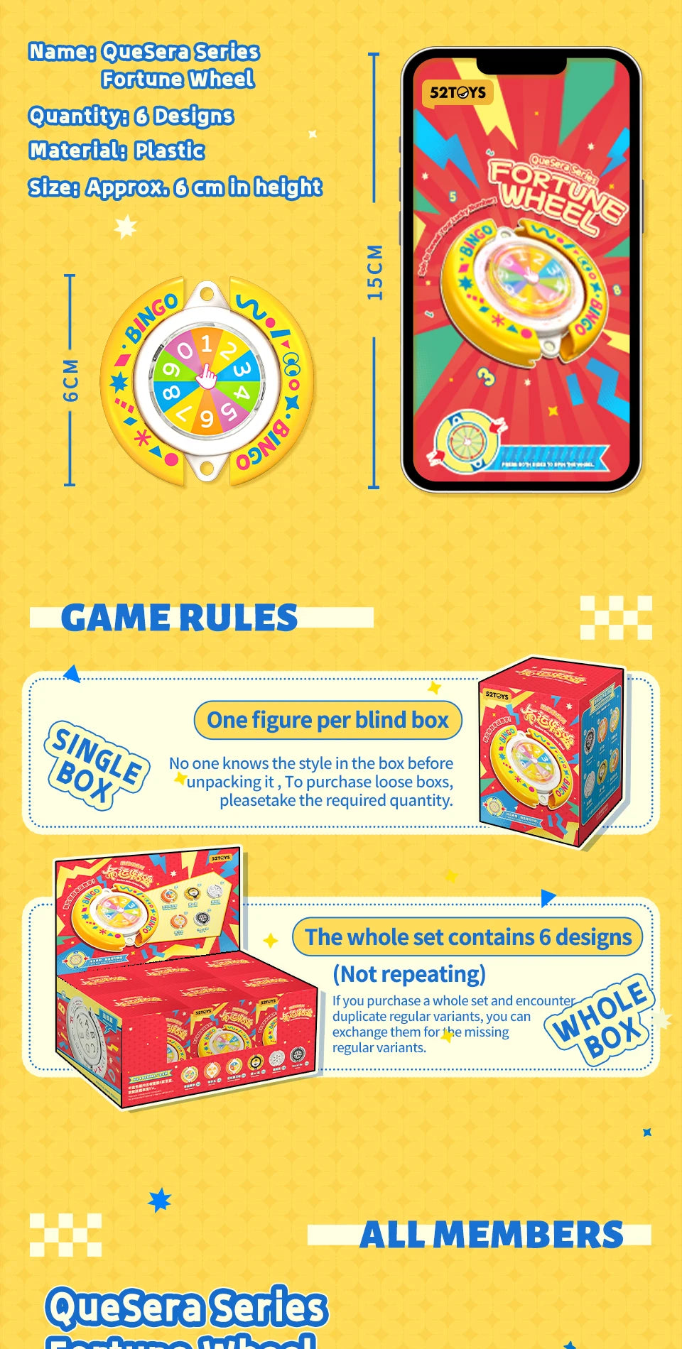 52TOYS Quesera Fortune Wheel Blind Box Figure