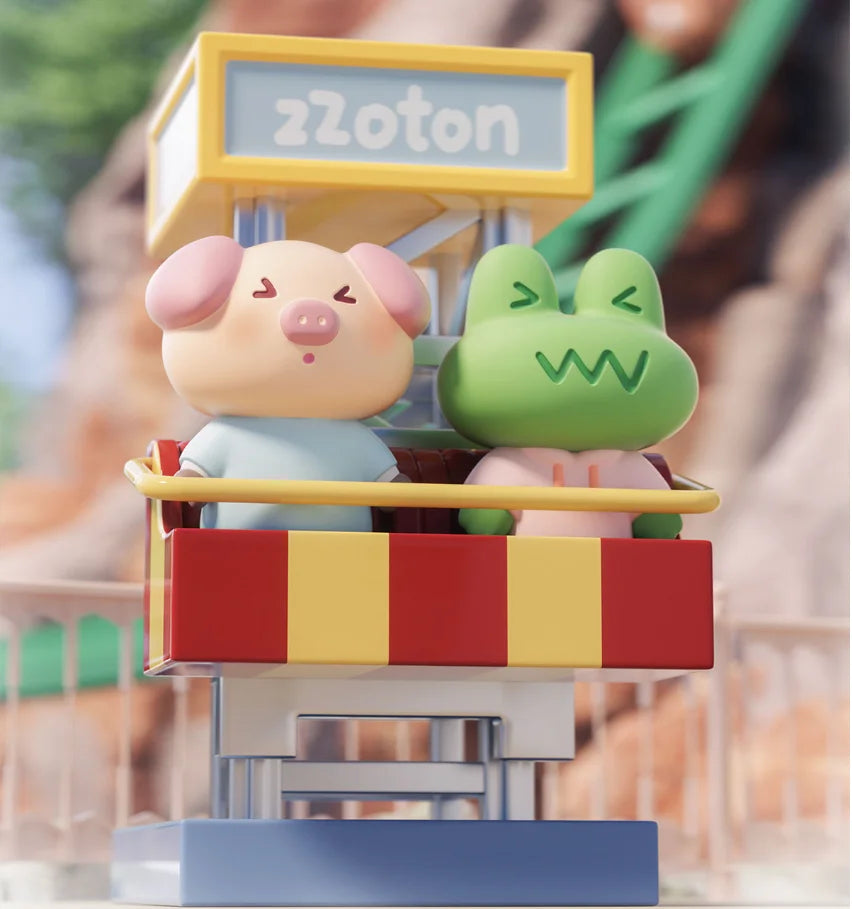 F.UN zZoton Treasure Land Series Blind Box zhuodawang Kawaii Action Figures Mystery Christmas Gift Kid Toy