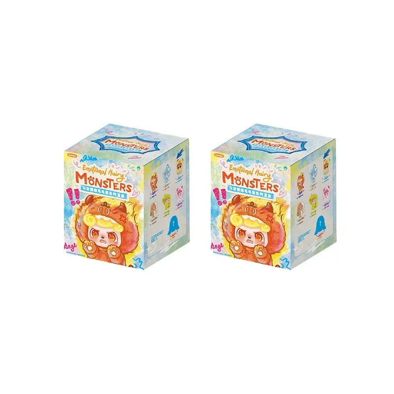 JOTOYS Q.KID Emotional Hairy Monsters Series Blind Box Collectible Figures