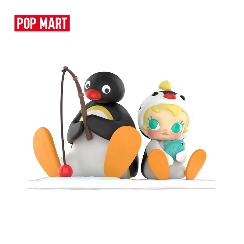POP MART Baby Molly × PINGU Fishing Time Collectible Figure