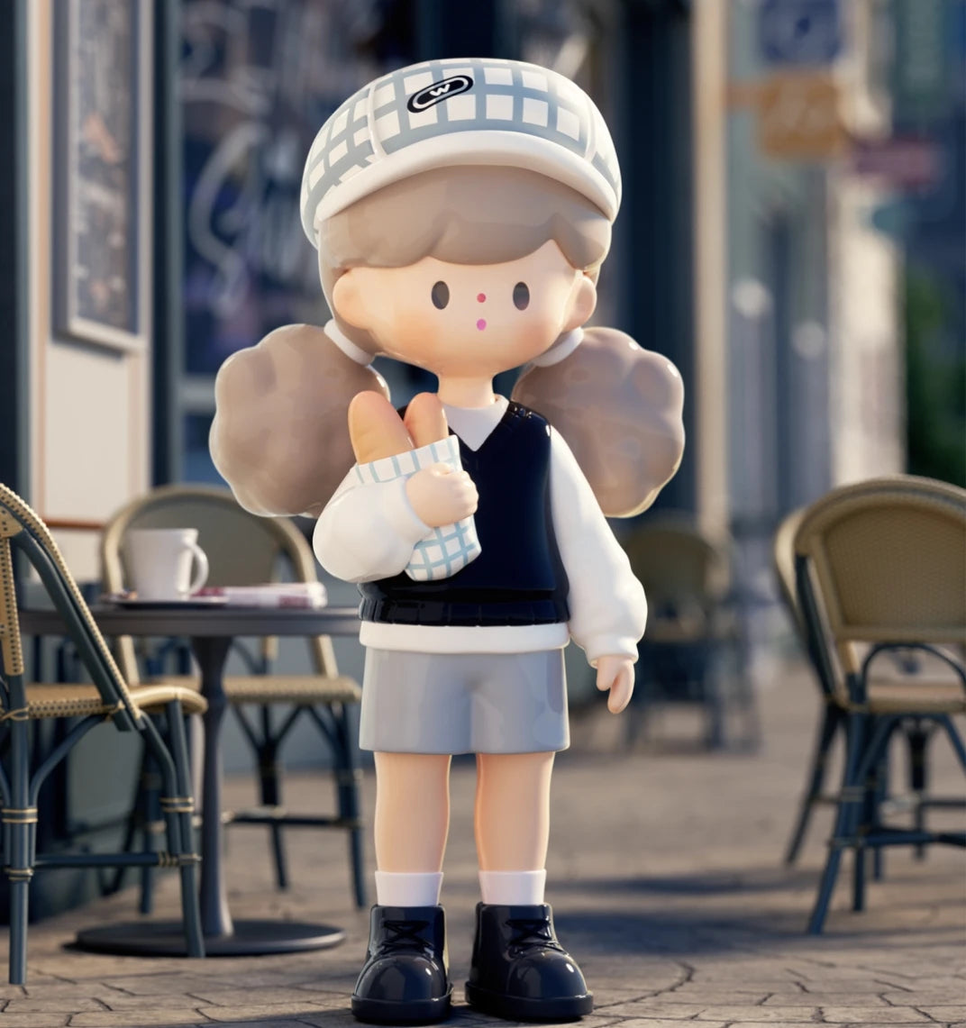 nan blind box vinyl figure, sealed mystery packaging, product photo for collectors in NZ