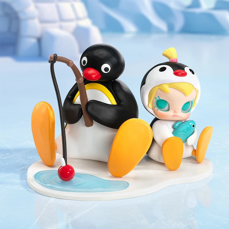 POP MART Baby Molly × PINGU Fishing Time Collectible Figure
