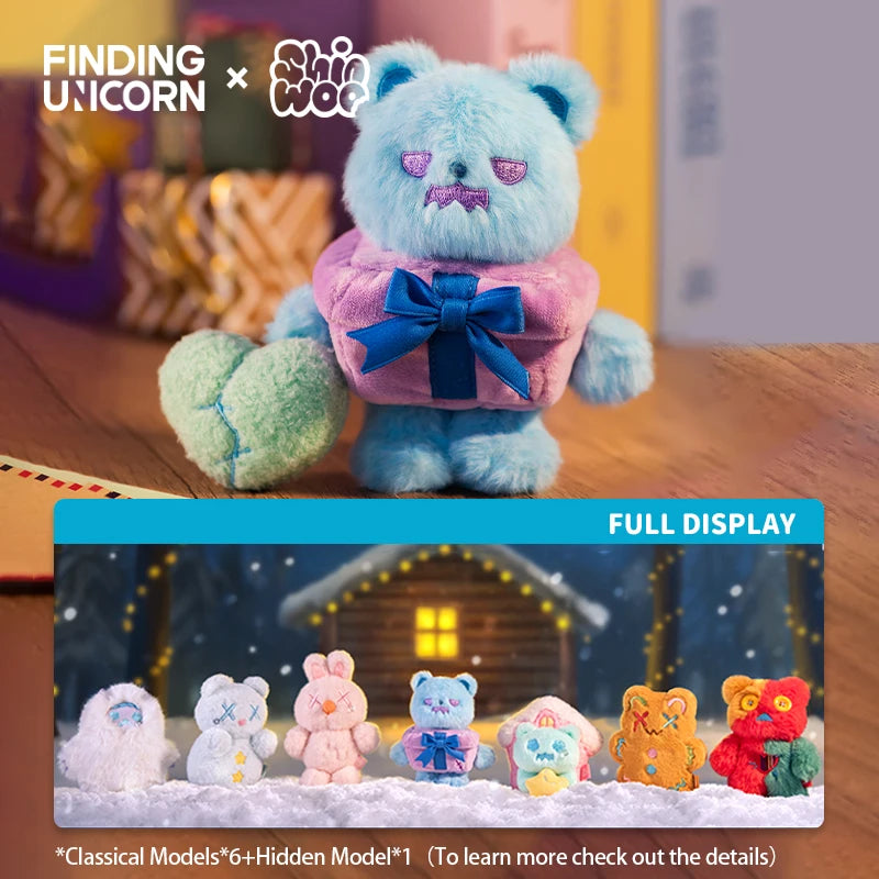 ShinWoo x Finding Unicorn Cold Hug Series Blind Box – Collectible Mystery Figures