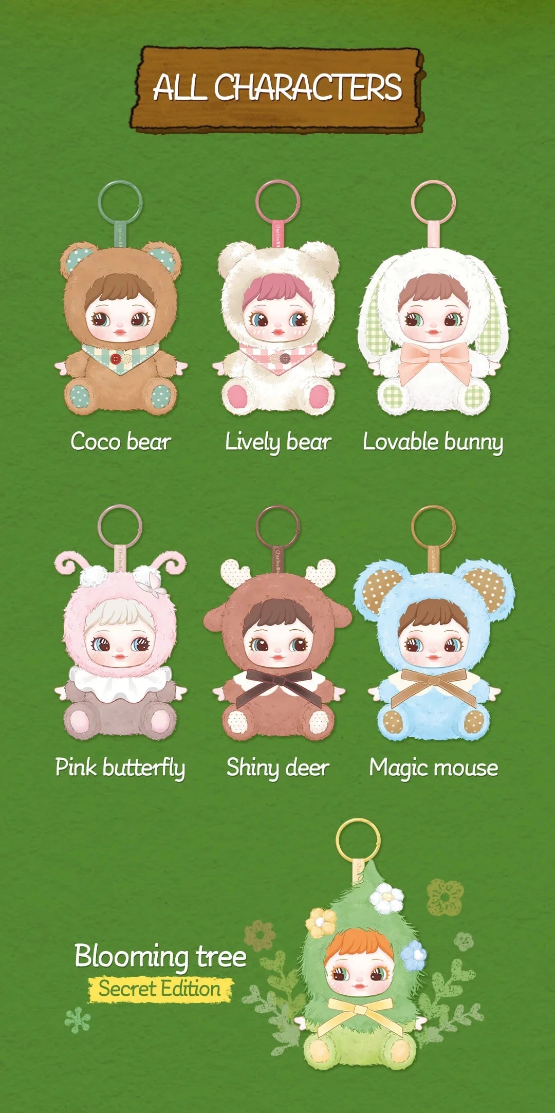 Rolife Charline’s Forest HideSeek Surprise Plush Pendant Blind Box