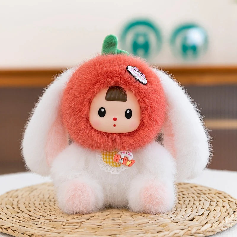 Cute Creative Animal Vinyl Face Plush Pendant Toys