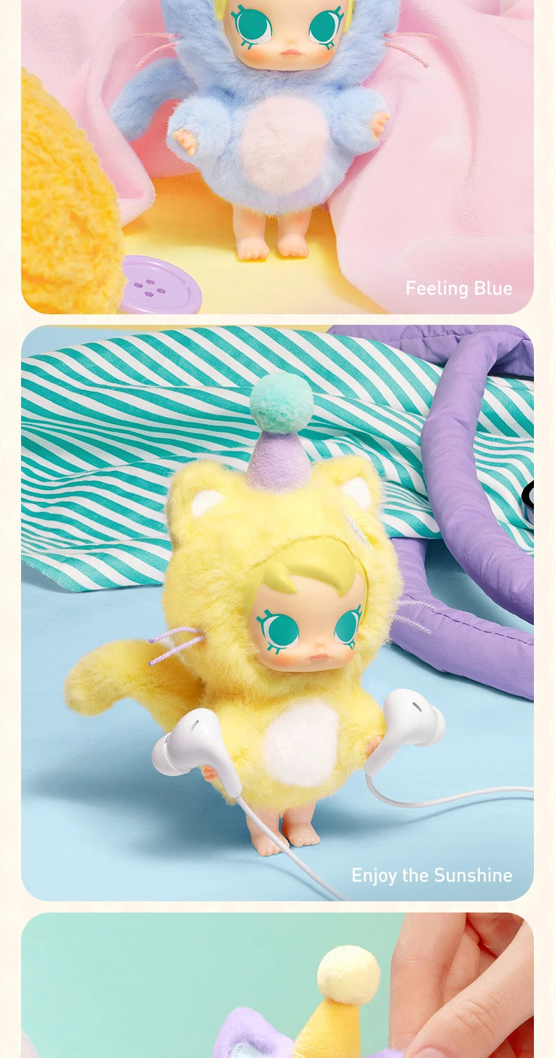 POP MART Baby Molly Pocket Friends Vinyl Plush Pendant Blind Box