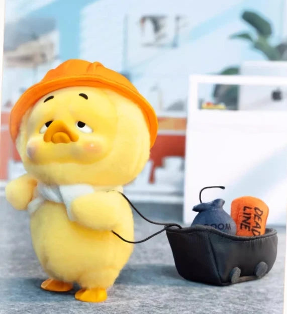 Annoying Duck At Work Series Blind Box Plush Figure Collectible Toy (Upsetduck K1)