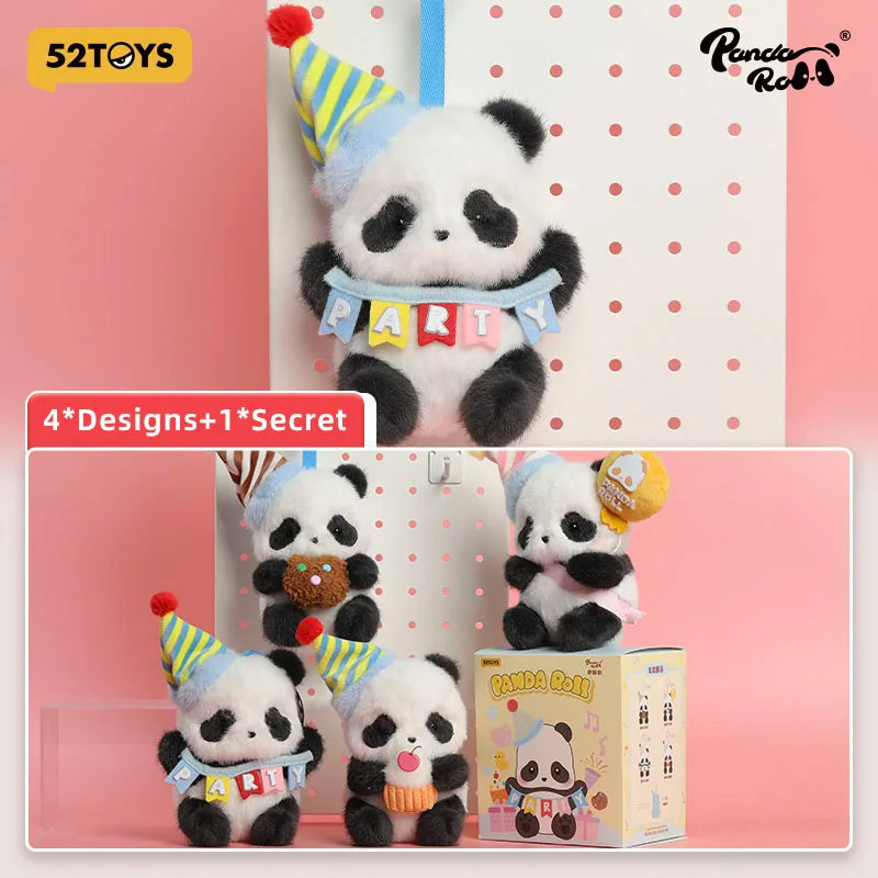 52TOYS 52TOYS Mystery Box Panda Roll Party Series, Blind Box, 1PC Action Figure random Collectible Toy Desktop Decoration Gif