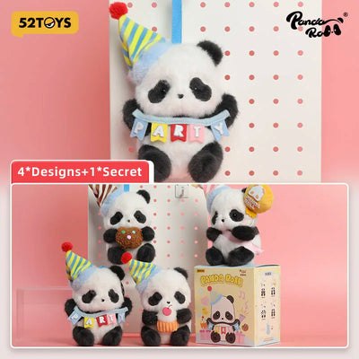 52TOYS 52TOYS Mystery Box Panda Roll Party Series, Blind Box, 1PC Action Figure random Collectible Toy Desktop Decoration Gif