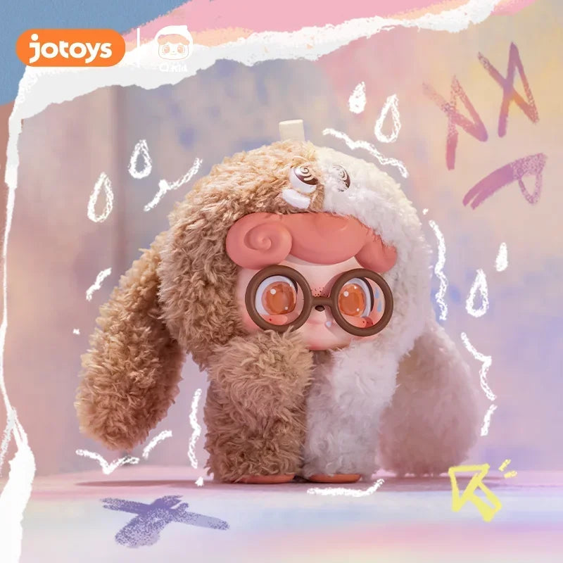 JOTOYS Q.KID Emotional Hairy Monsters Series Blind Box Collectible Figures