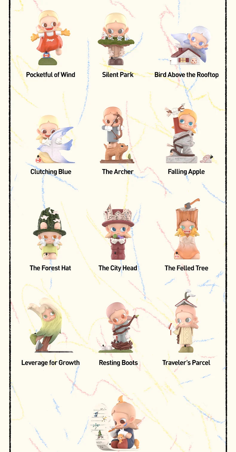 POP MART Zsiga Borderline Drifter Series Blind Box Figures