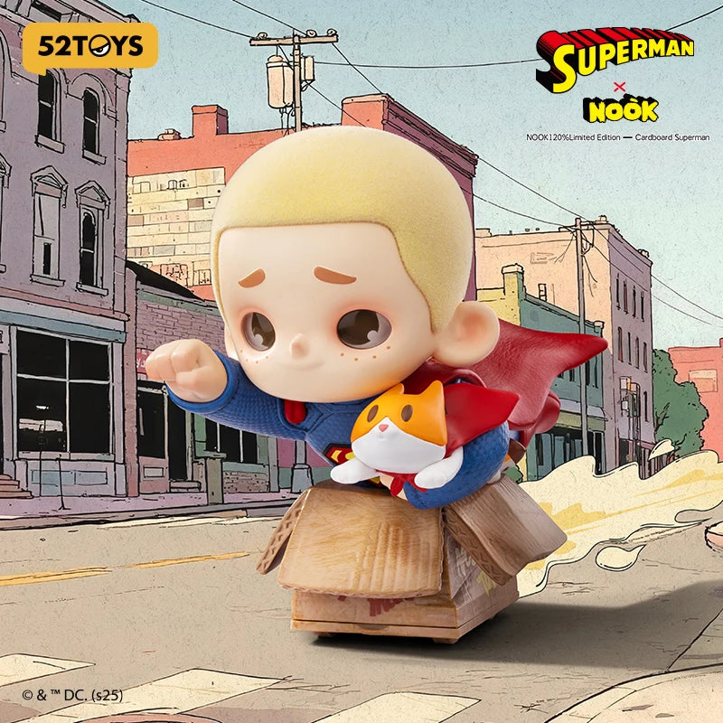 52TOYS NOOK 120% Limited Edition Cardboard Superman Figure