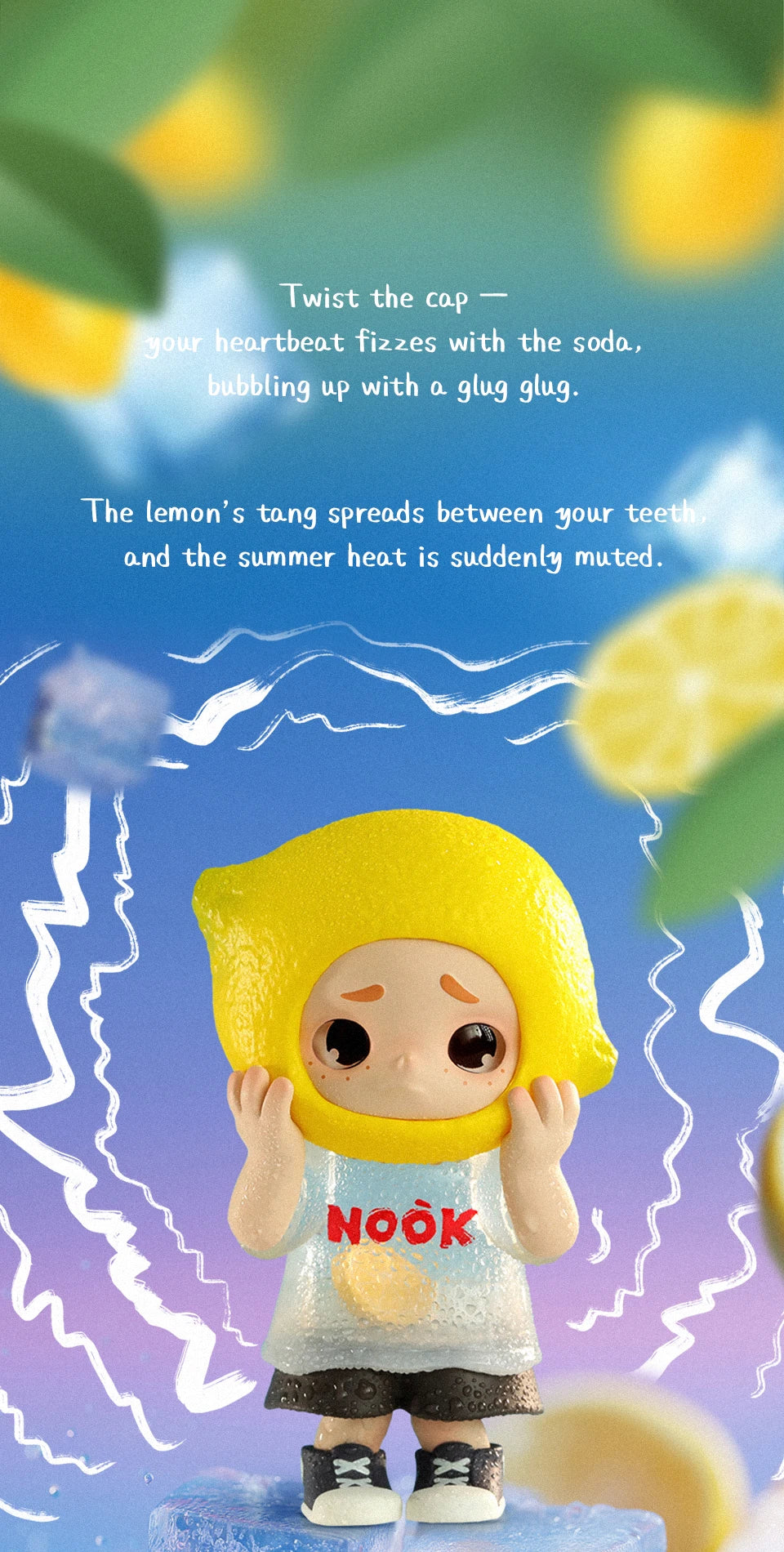 52TOYS NOOK Lemon Soda Limited Edition Collectible Figure – 8.5cm