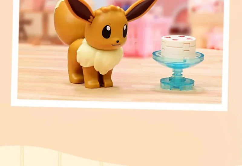 KEEPPLEY Pokémon Street Series Building Blocks Pikachu Eevee Psyduck