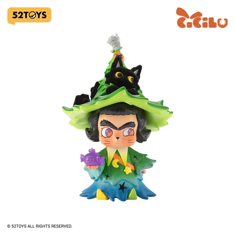 52TOYS CiCiLu The Witch and Black Cat Collectible Figure