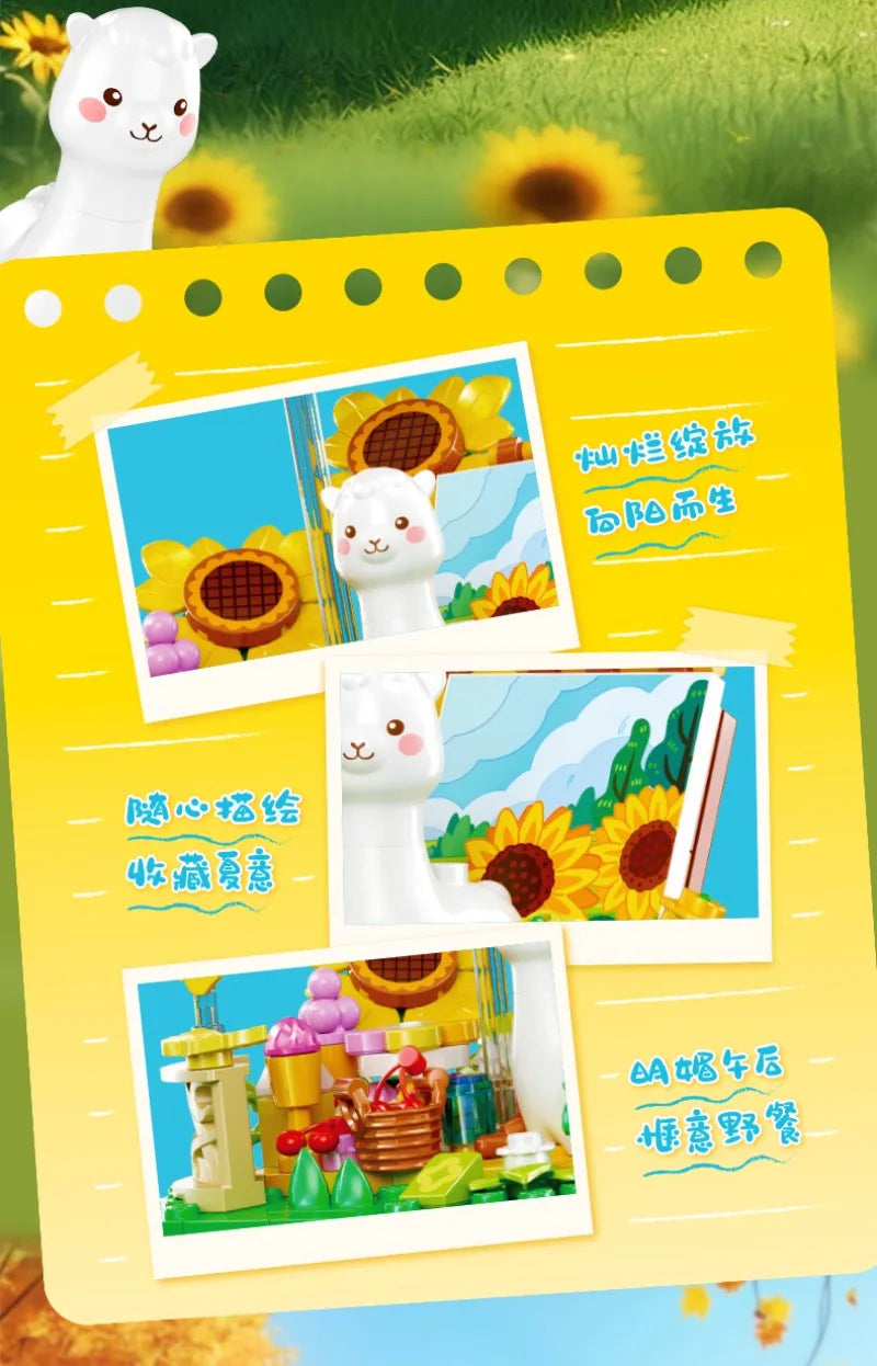 Cute Pet Paradise Four Seasons Story Series Building Blocks