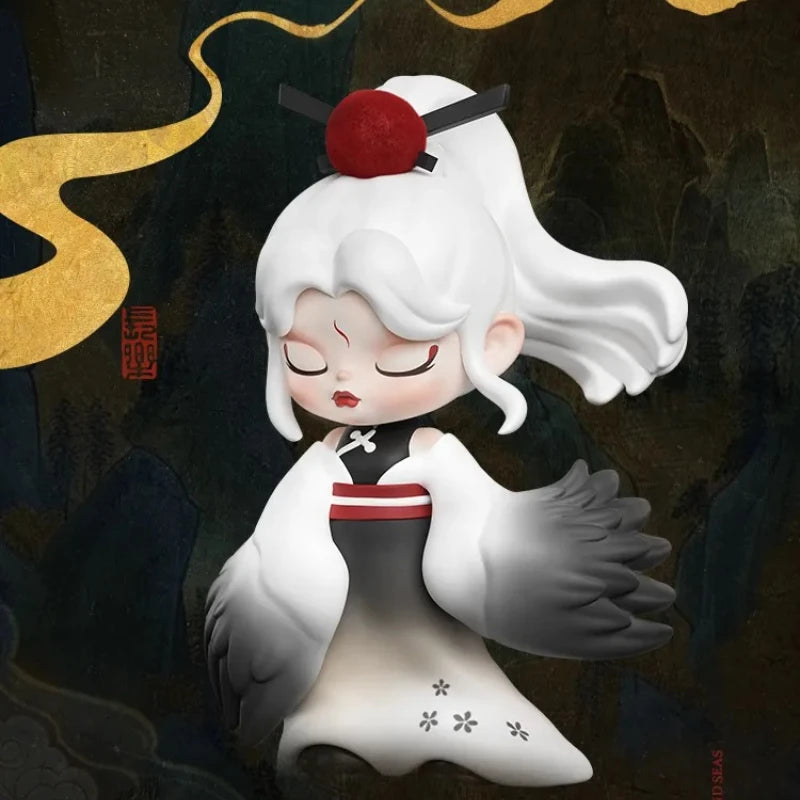 ANITA 5 Mountains and Seas Have Spirits Series Cute Action Figure Toys Kawaii Anime Figures Dolls Toy Gift