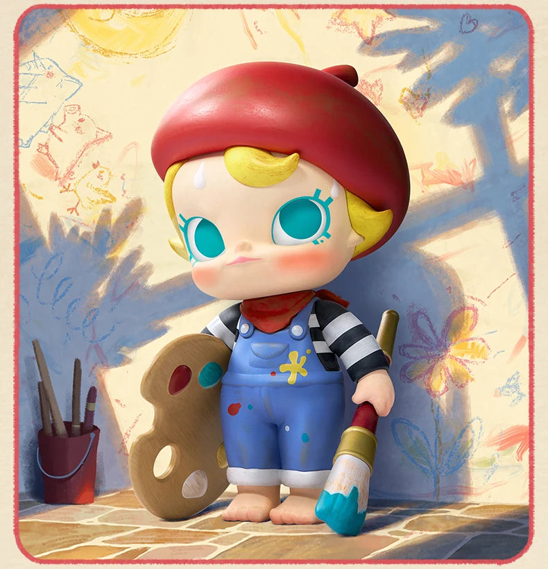 POP MART Baby Molly Future Painter Collectible Figure