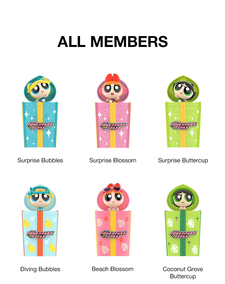 POP MART The Powerpuff Girls Party Surprise Blind Box Figures