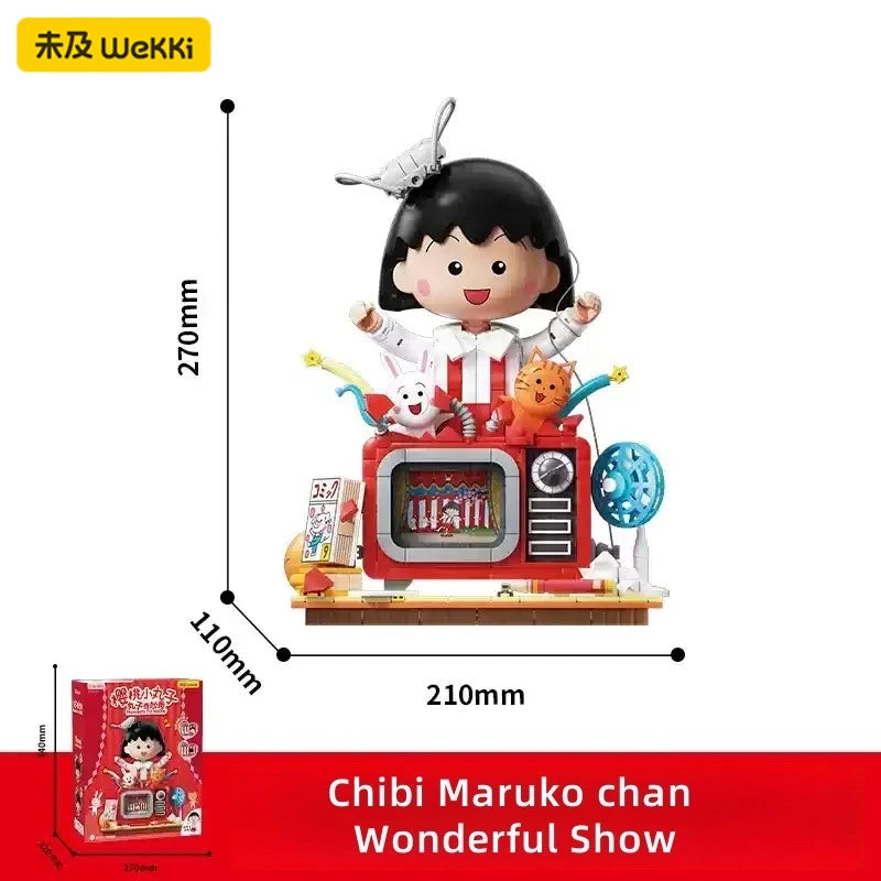 WEKKI Chibi Maruko Chan Building Blocks Micro Bricks
