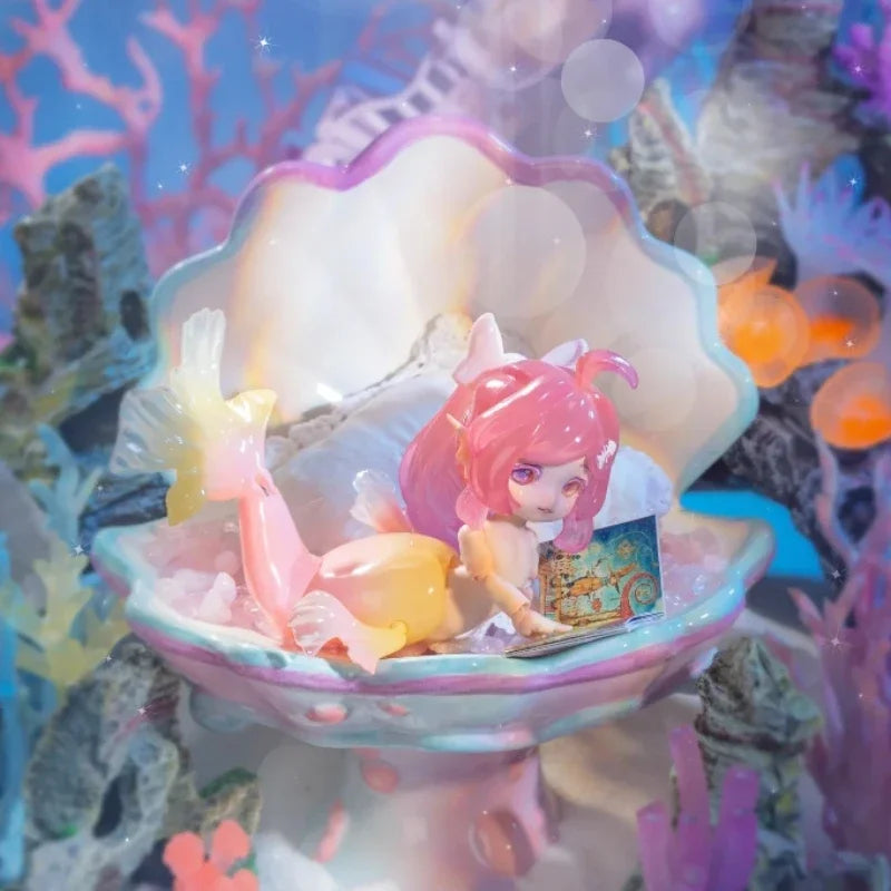 Mermaid Chu Chu Series Blind Box – Ob11 1/12 BJD Kawaii Anime Action Figure Collectible