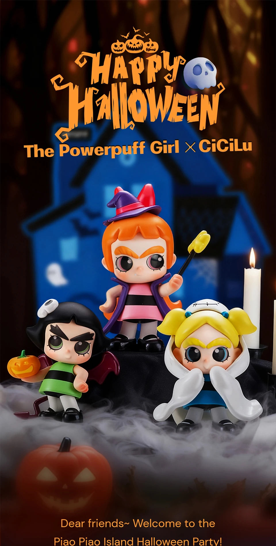 52TOYS CiCiLu × The Powerpuff Girls Collectible Figure Set