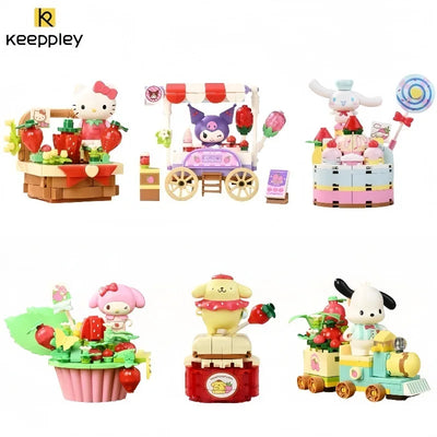 KEEPPLEY Sanrio Hello Kitty & Kuromi Micro Building Blocks